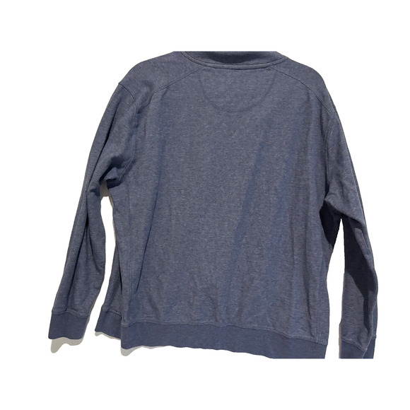 English Laundry 1/4 Zip Pullover LIght Sweater Mens sz XL Blue preppy career - Picture 2 of 8